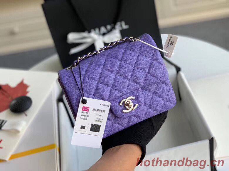 Chanel MINI Flap Bag Original Caviar Leather 1115 Chanel MINI Flap Bag Original Caviar Leather 1115