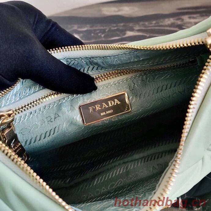 Prada Gaufre nappa leather shoulder bag 1BC151A light green Prada Gaufre nappa leather shoulder bag 1BC151A light green