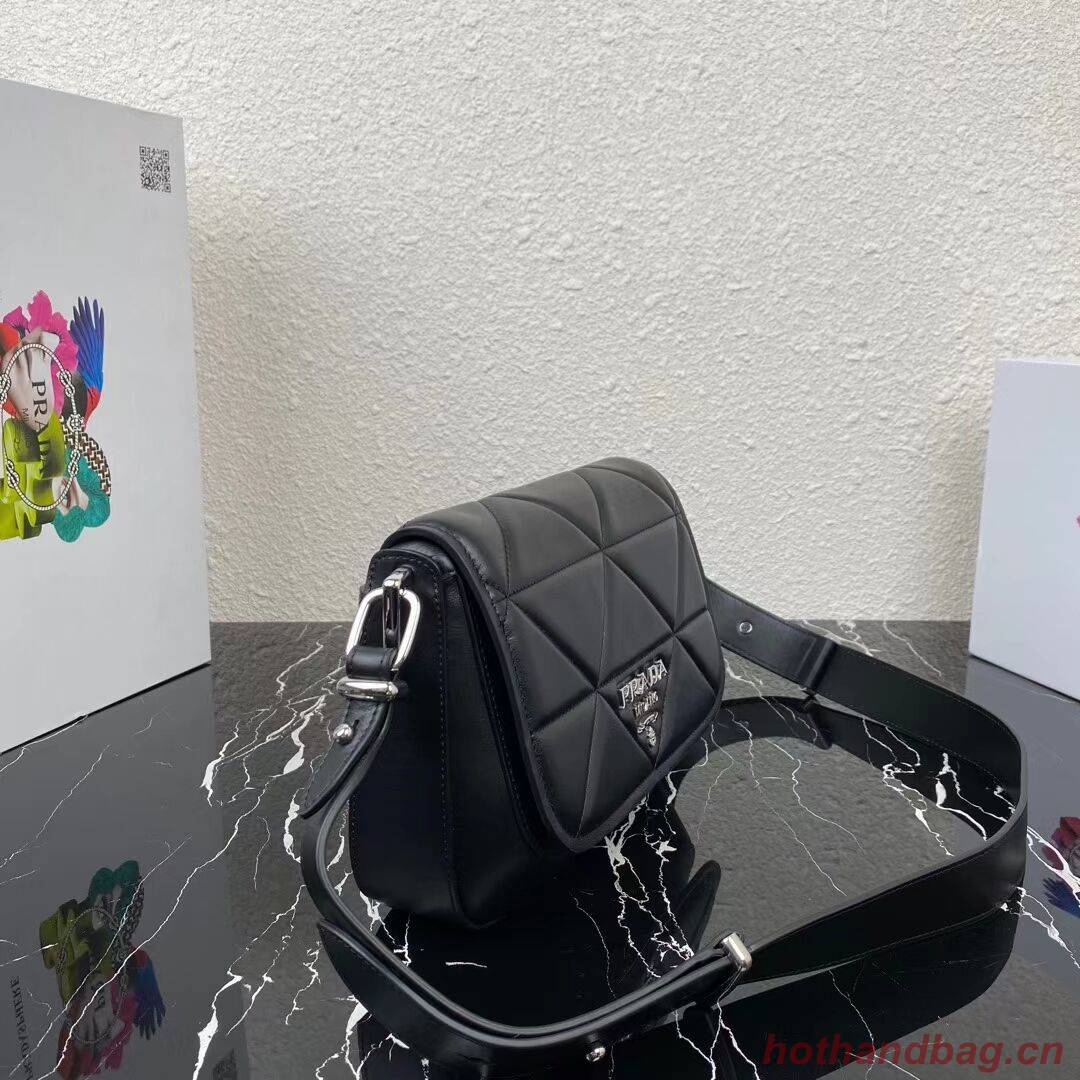 Prada System nappa leather patchwork bag 1BG283 black Prada System nappa leather patchwork bag 1BG283 black