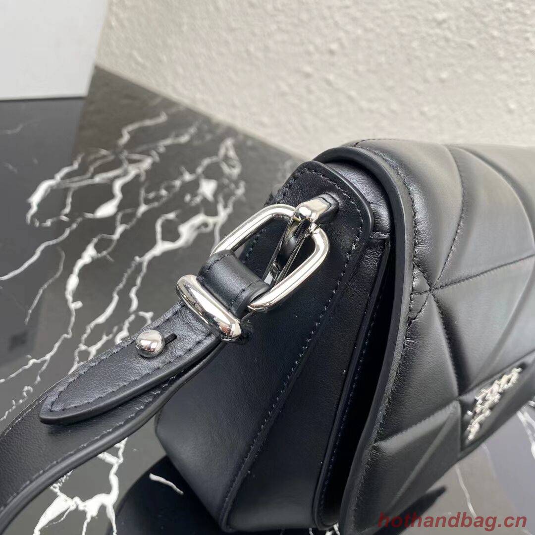 Prada System nappa leather patchwork bag 1BG283 black Prada System nappa leather patchwork bag 1BG283 black