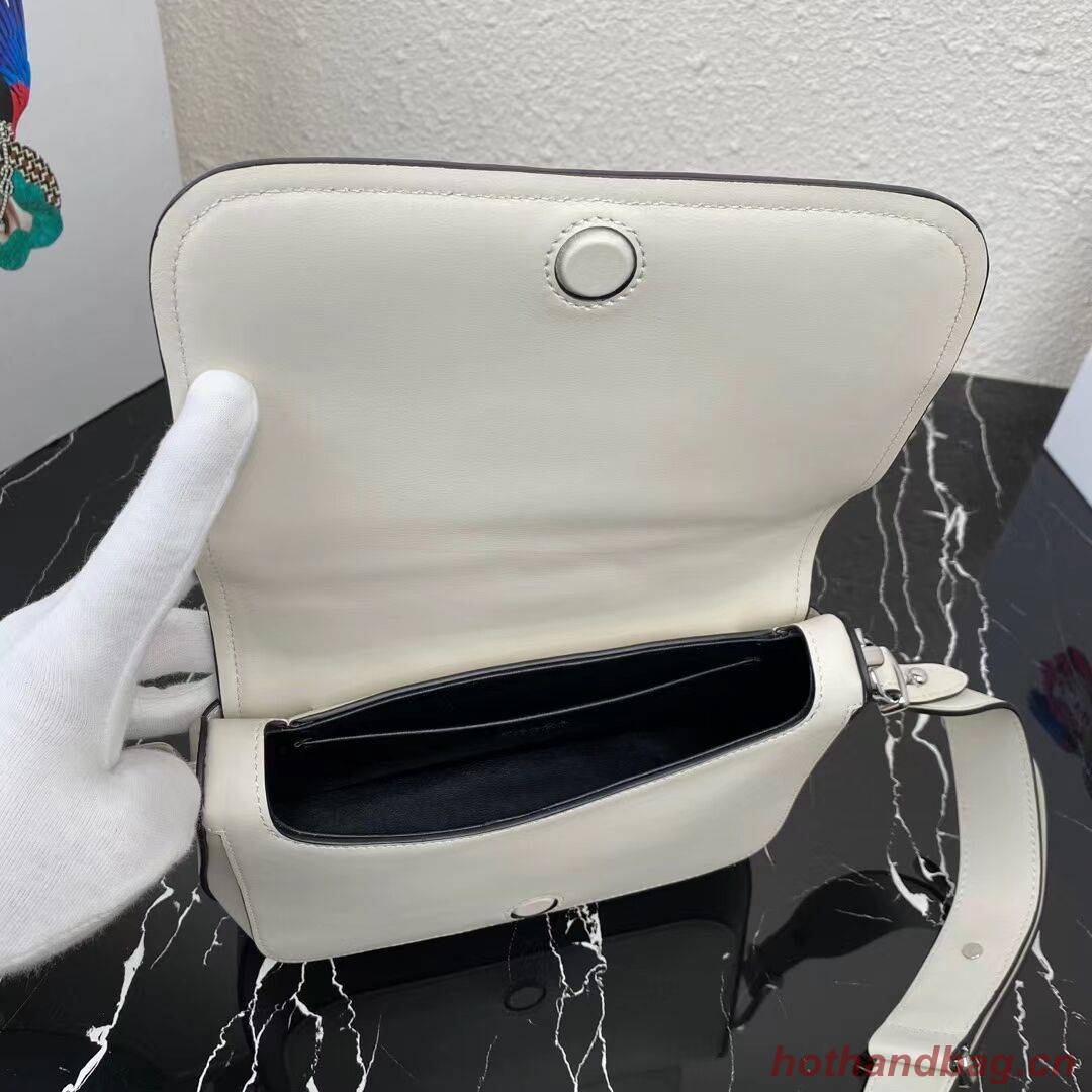 Prada System nappa leather patchwork bag 1BG283 white Prada System nappa leather patchwork bag 1BG283 white