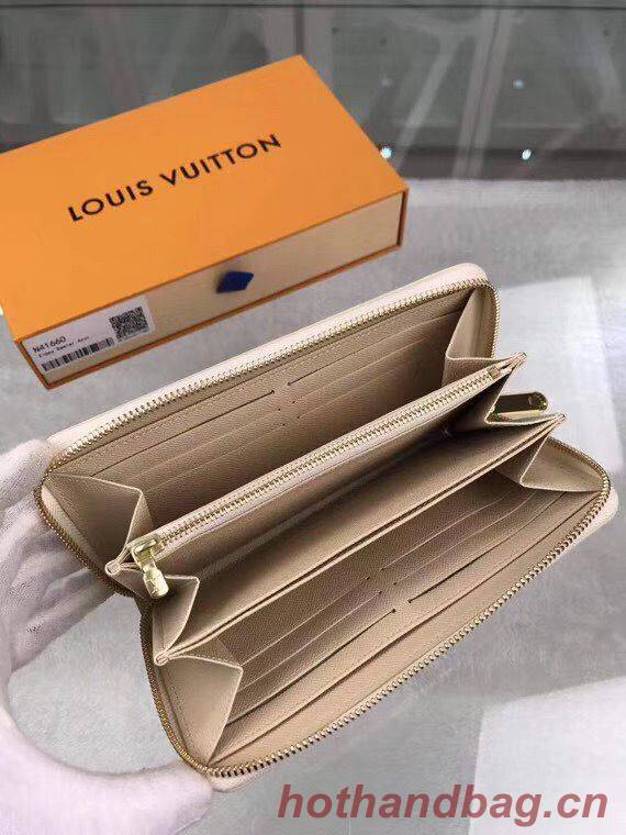 Louis Vuitton Damier Azur Zippy Wallet N41660 Beige Louis Vuitton Damier Azur Zippy Wallet N41660 Beige