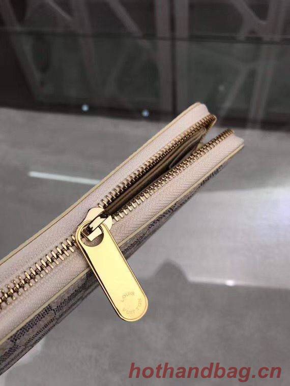 Louis Vuitton Damier Azur Zippy Wallet N41660 Beige Louis Vuitton Damier Azur Zippy Wallet N41660 Beige