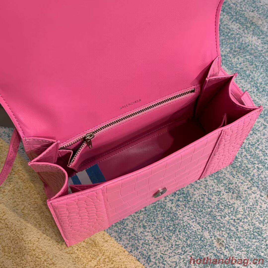 Balenciaga HOURGLASS MEDIUM TOP HANDLE BAG B108892E pink Balenciaga HOURGLASS MEDIUM TOP HANDLE BAG B108892E pink