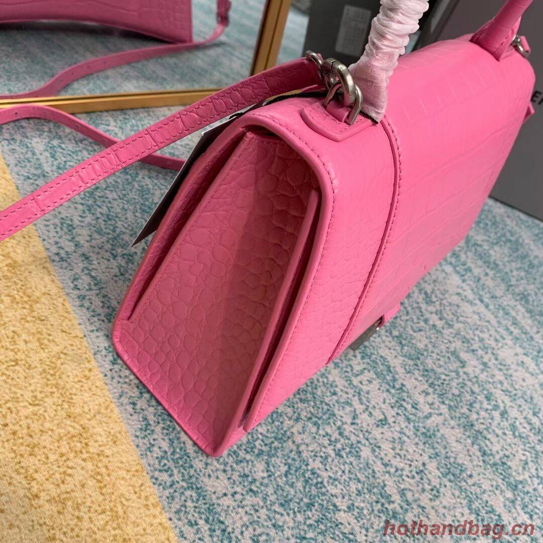 Balenciaga HOURGLASS MEDIUM TOP HANDLE BAG B108892E pink Balenciaga HOURGLASS MEDIUM TOP HANDLE BAG B108892E pink