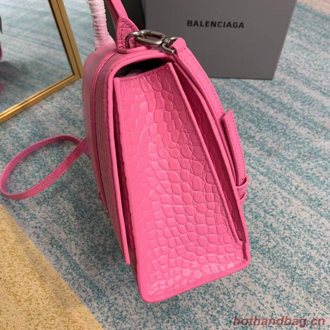 Balenciaga HOURGLASS MEDIUM TOP HANDLE BAG B108892E pink Balenciaga HOURGLASS MEDIUM TOP HANDLE BAG B108892E pink