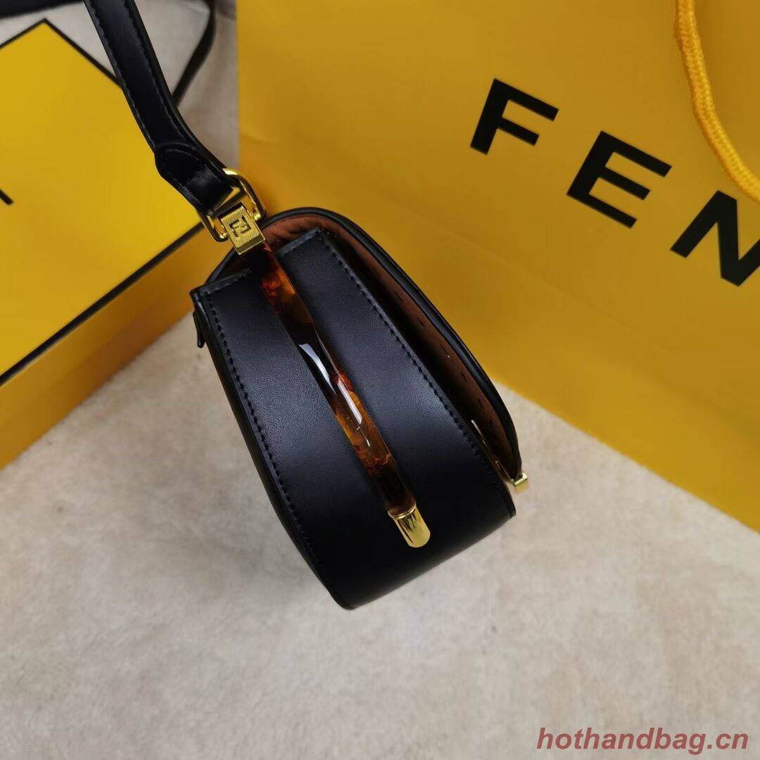 FENDI MOONLIGHT leather bag 8BT346A black FENDI MOONLIGHT leather bag 8BT346A black