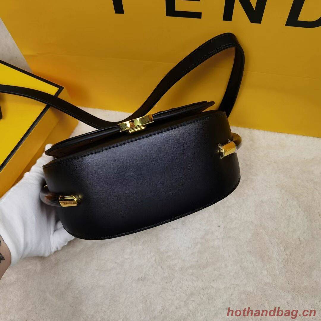FENDI MOONLIGHT leather bag 8BT346A black FENDI MOONLIGHT leather bag 8BT346A black