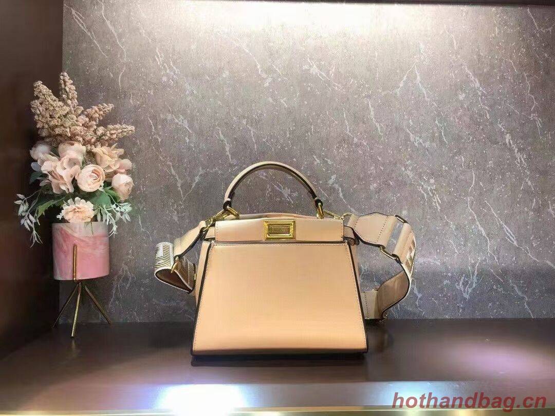 FENDI PEEKABOO ISEEU SMALL leather bag F1615 apricot FENDI PEEKABOO ISEEU SMALL leather bag F1615 apricot