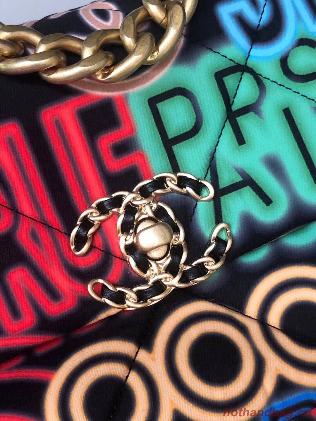 Chanel 19 flap bag AS1160 Graffiti Chanel 19 flap bag AS1160 Graffiti