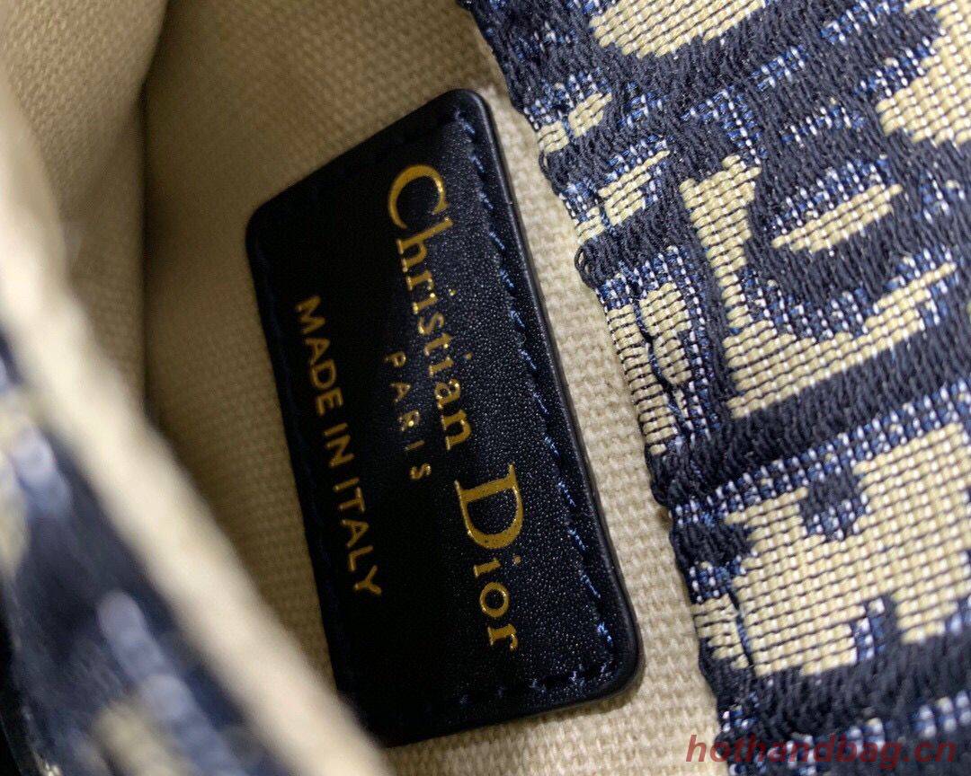 Dior Saddle Flat Belt Pouch Oblique Jacquard M0448 Blue Dior Saddle Flat Belt Pouch Oblique Jacquard M0448 Blue