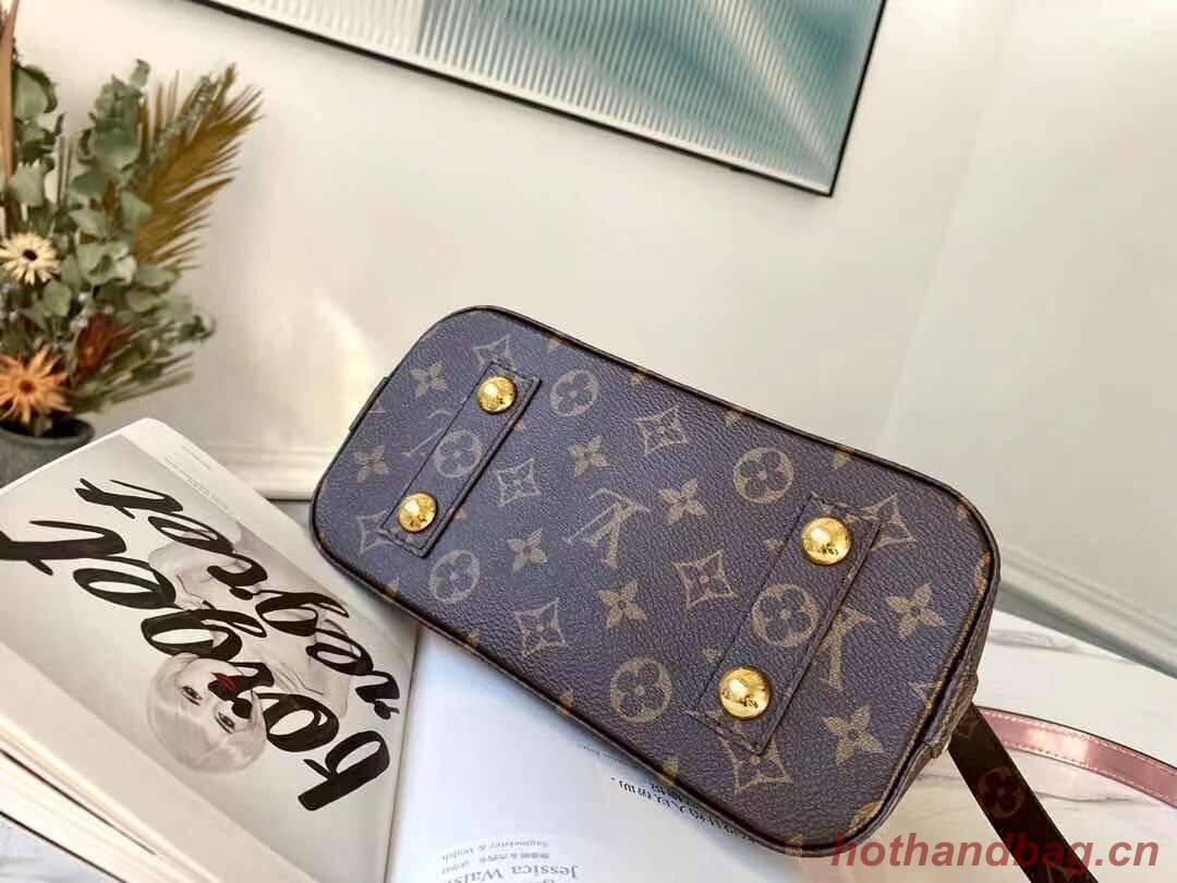 Louis Vuitton Monogram Vernis Alma BB Tote Bag M91606 Rose Louis Vuitton Monogram Vernis Alma BB Tote Bag M91606 Rose