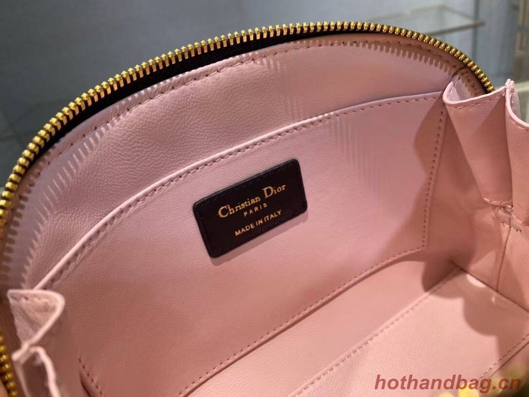 DIOR CARO BEAUTY POUCH Cannage Lambskin S5047 black DIOR CARO BEAUTY POUCH Cannage Lambskin S5047 black