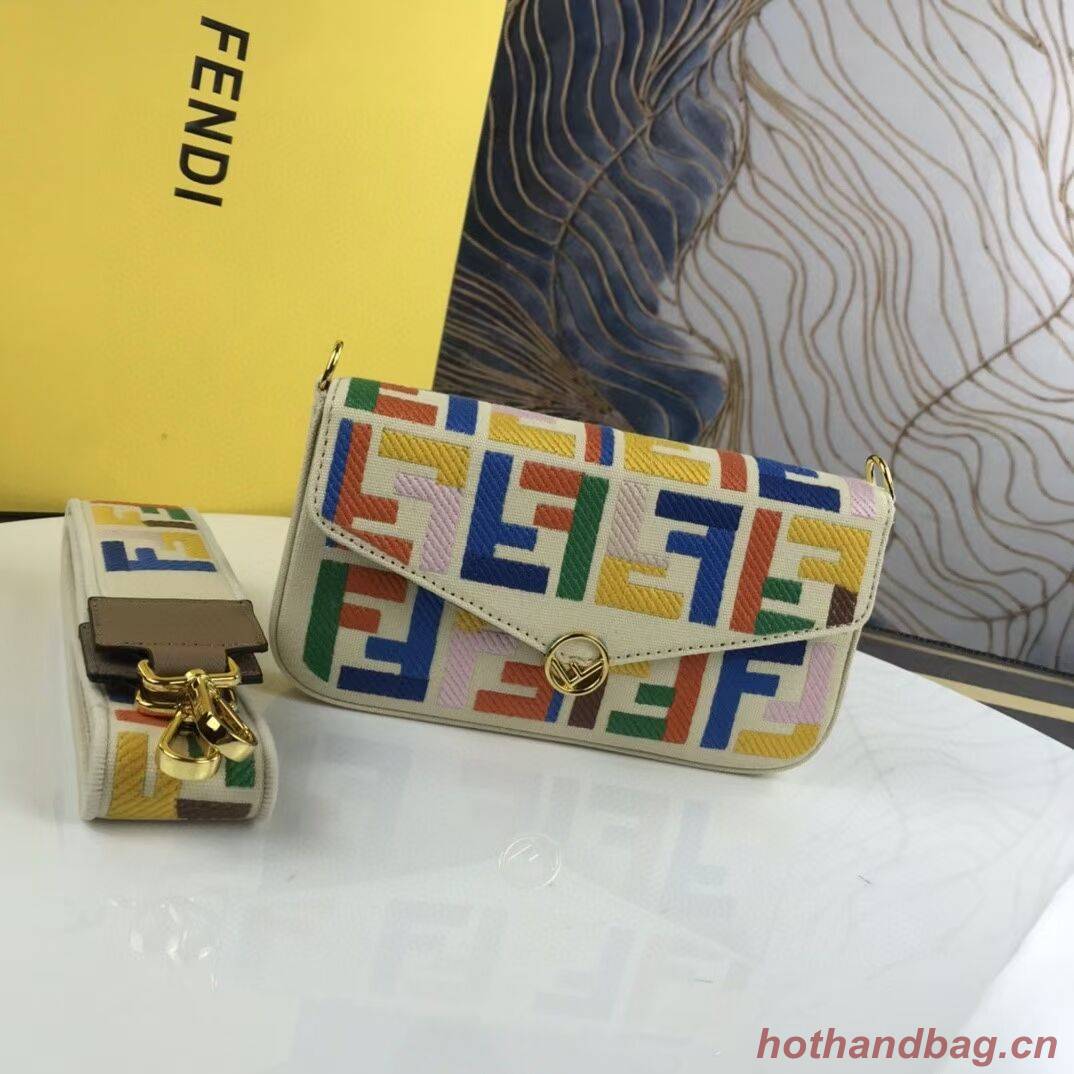 FENDI fabric bag F1230 Beige FENDI fabric bag F1230 Beige