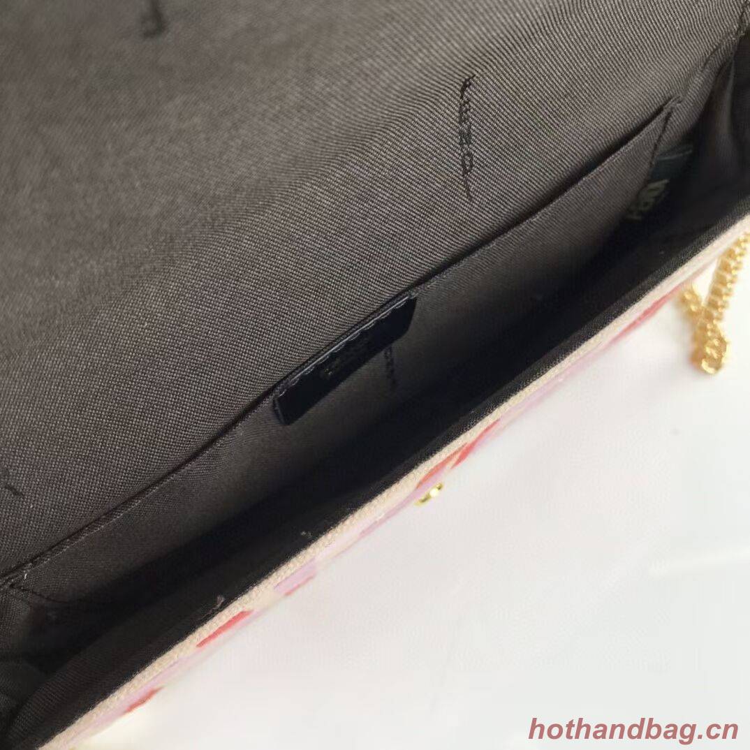 FENDI fabric bag F1230 pink FENDI fabric bag F1230 pink