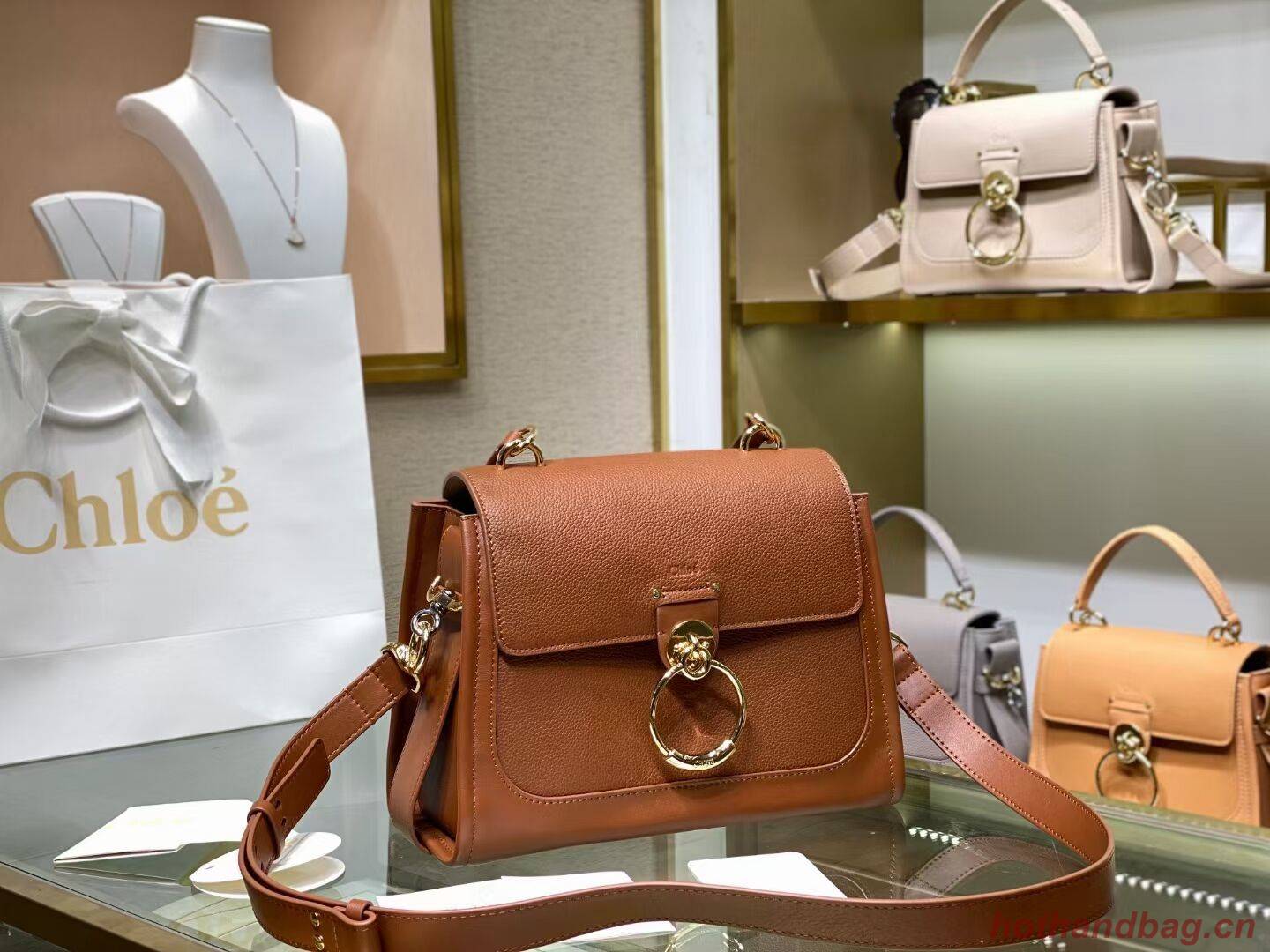 Chloe Original Calfskin Leather Bag C1142L brown Chloe Original Calfskin Leather Bag C1142L brown