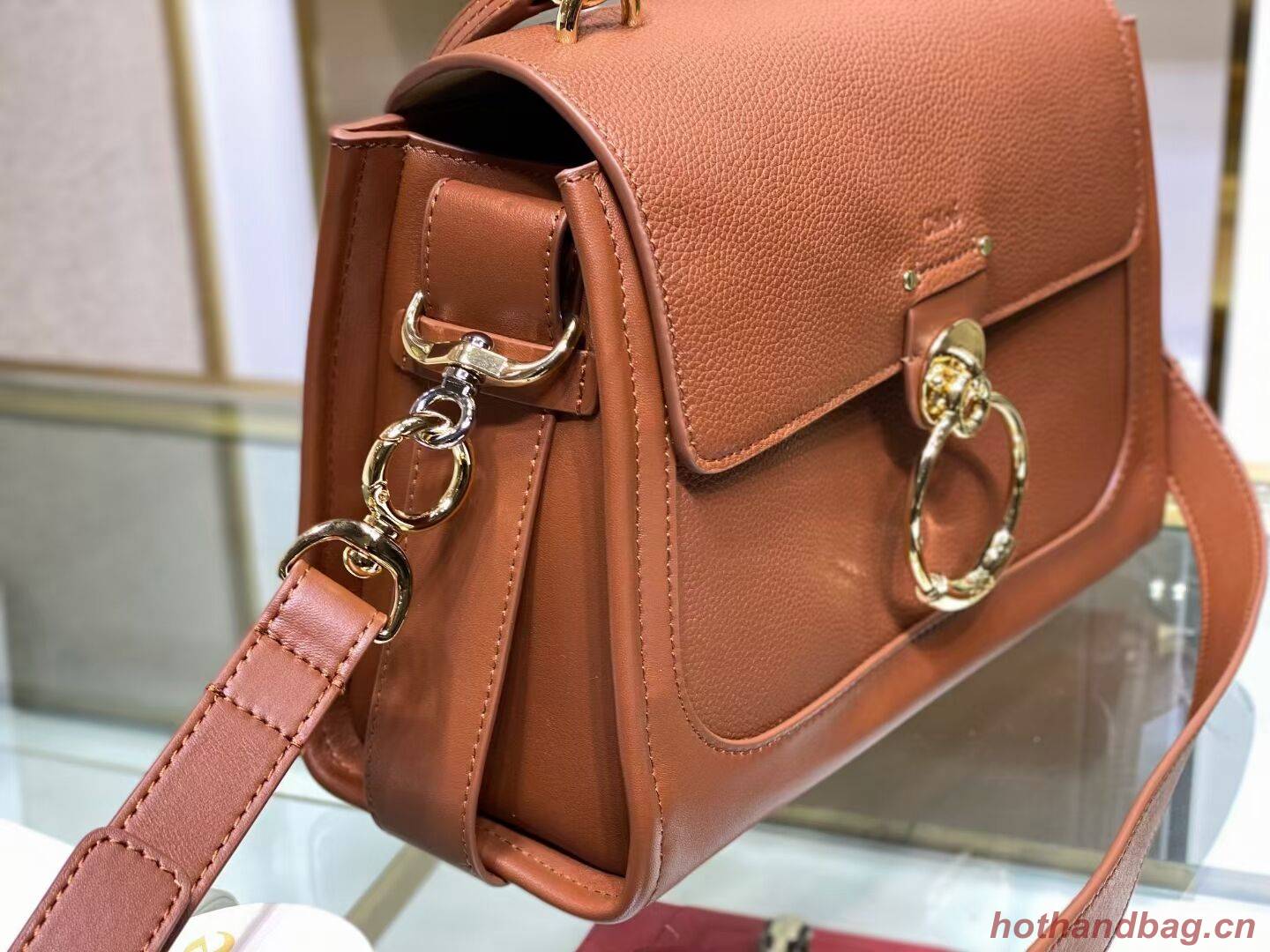 Chloe Original Calfskin Leather Bag C1142L brown Chloe Original Calfskin Leather Bag C1142L brown