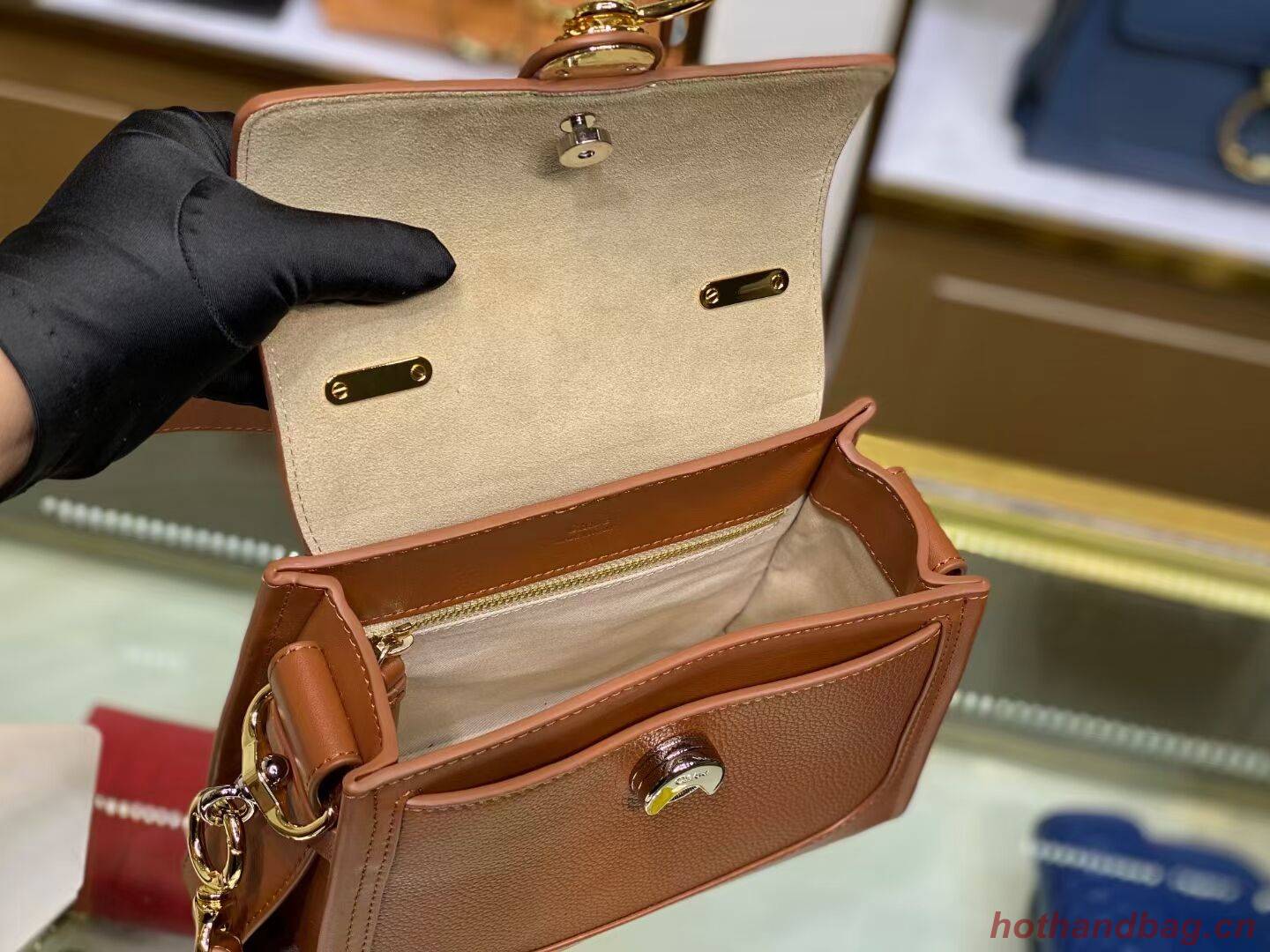 Chloe Original Calfskin Leather Bag C1143S brown Chloe Original Calfskin Leather Bag C1143S brown