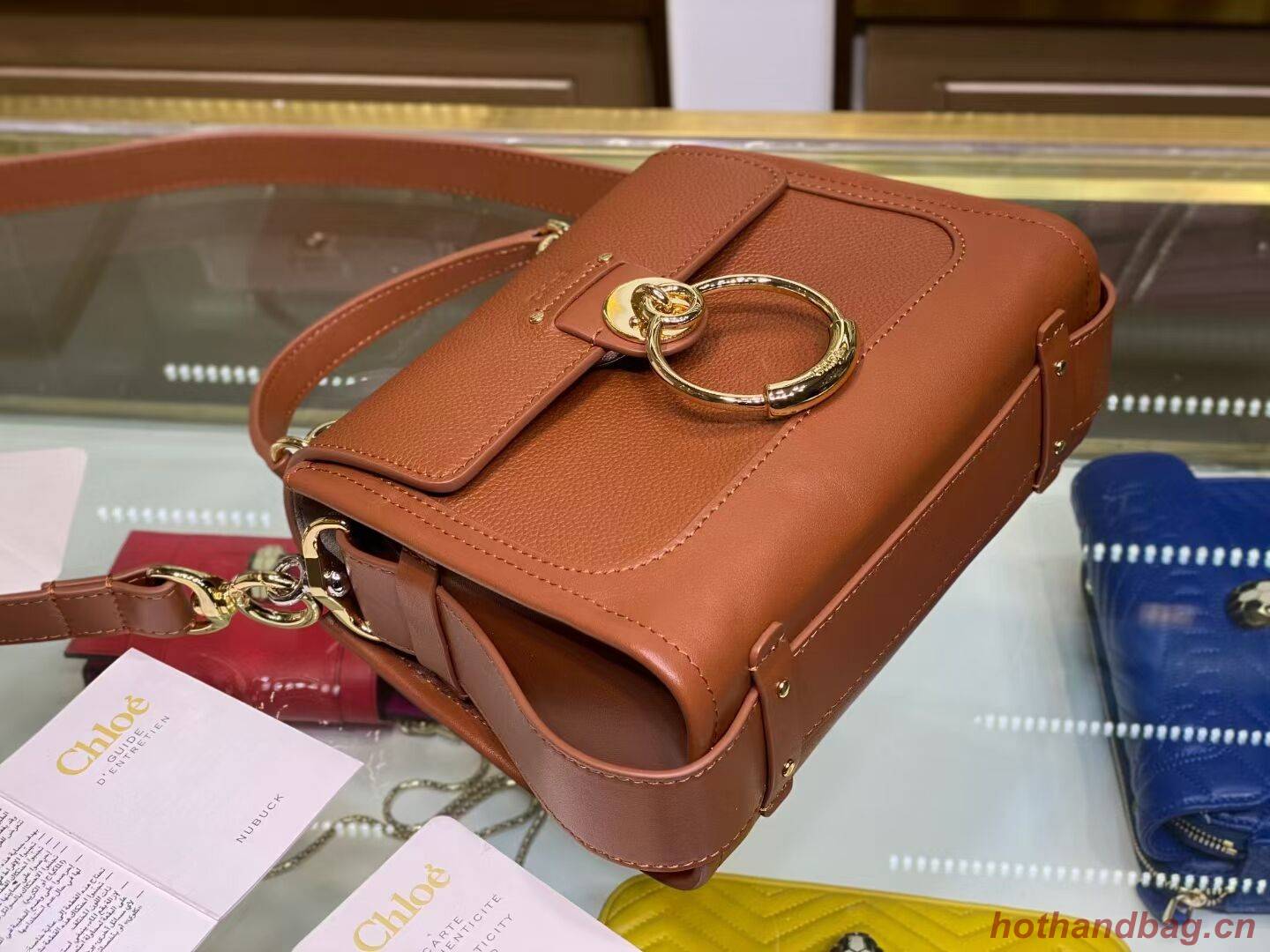 Chloe Original Calfskin Leather Bag C1143S brown Chloe Original Calfskin Leather Bag C1143S brown