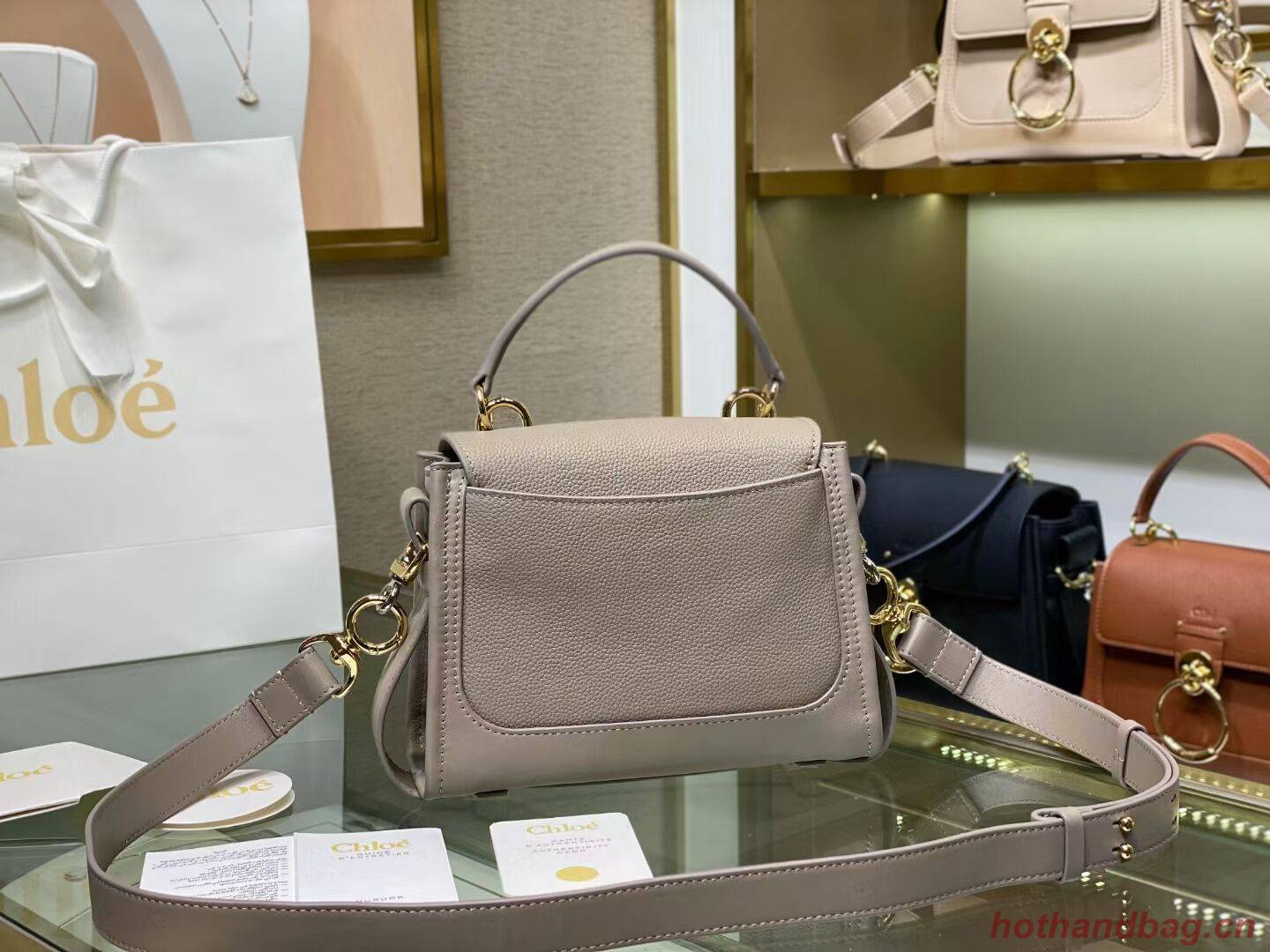 Chloe Original Calfskin Leather Bag C1143S grey Chloe Original Calfskin Leather Bag C1143S grey