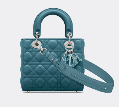 LADY DIOR MY ABCDIOR BAG Cannage Lambskin M0538O blue LADY DIOR MY ABCDIOR BAG Cannage Lambskin M0538O blue
