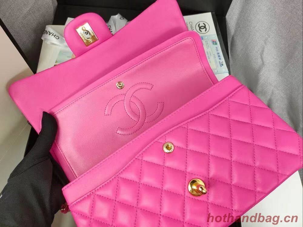 Chanel Shoulder Flap Bag Original Sheepskin leather A1112 Pink Chanel Shoulder Flap Bag Original Sheepskin leather A1112 Pink