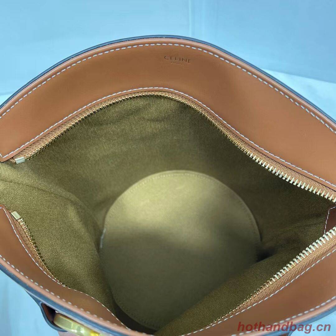 Celine BUCKET BAG IN SHINY CALFSKIN CR92072 WHITE Celine BUCKET BAG IN SHINY CALFSKIN CR92072 WHITE