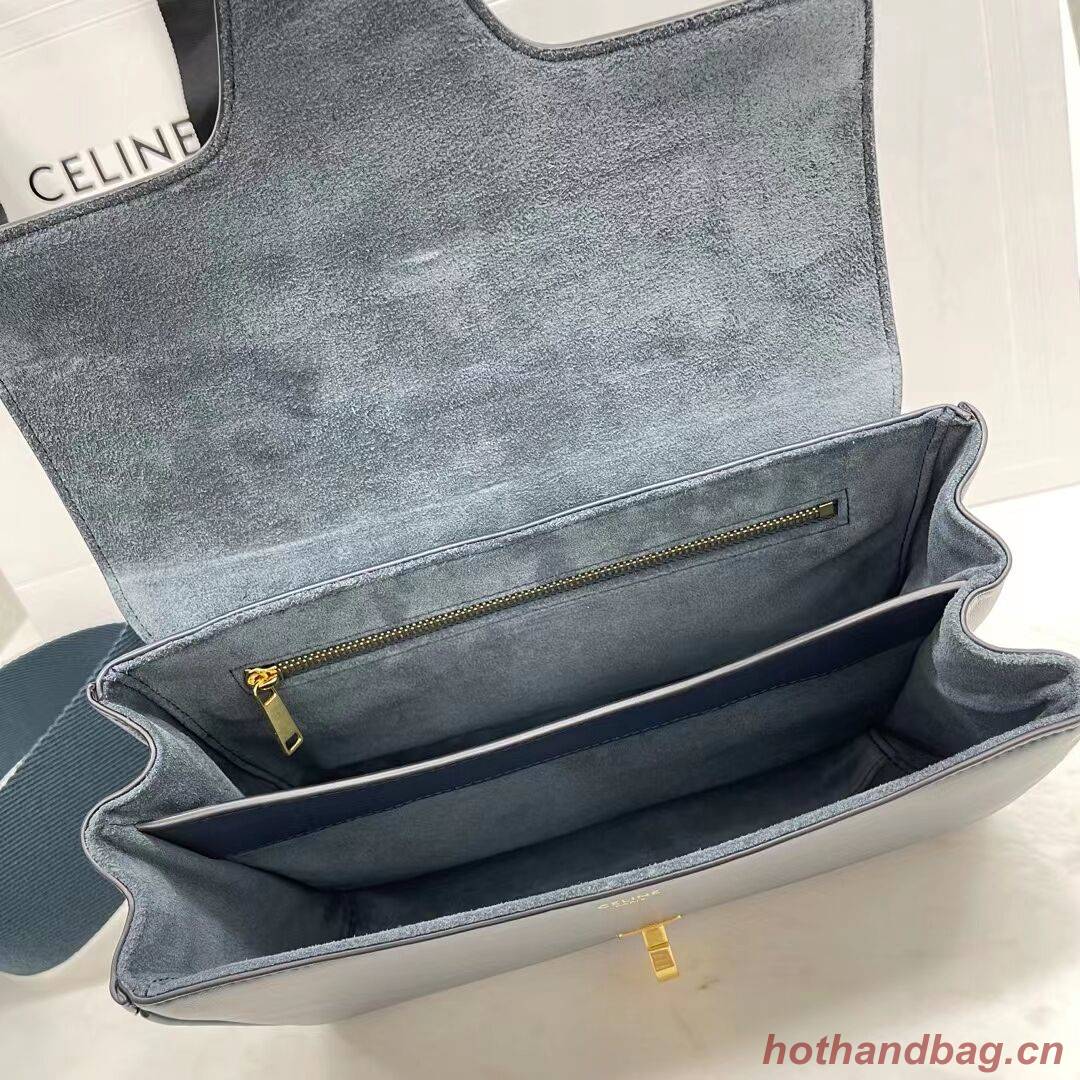 Celine TEEN SOFT 16 IN SMOOTH CALFSKIN 196853 NAVY BLUE Celine TEEN SOFT 16 IN SMOOTH CALFSKIN 196853 NAVY BLUE