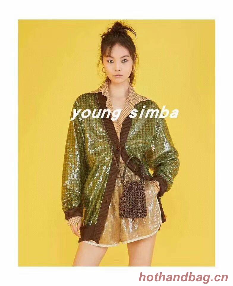 Fendi Weave MON TRESOR mini-bag 8BS010A3 brown Fendi Weave MON TRESOR mini-bag 8BS010A3 brown