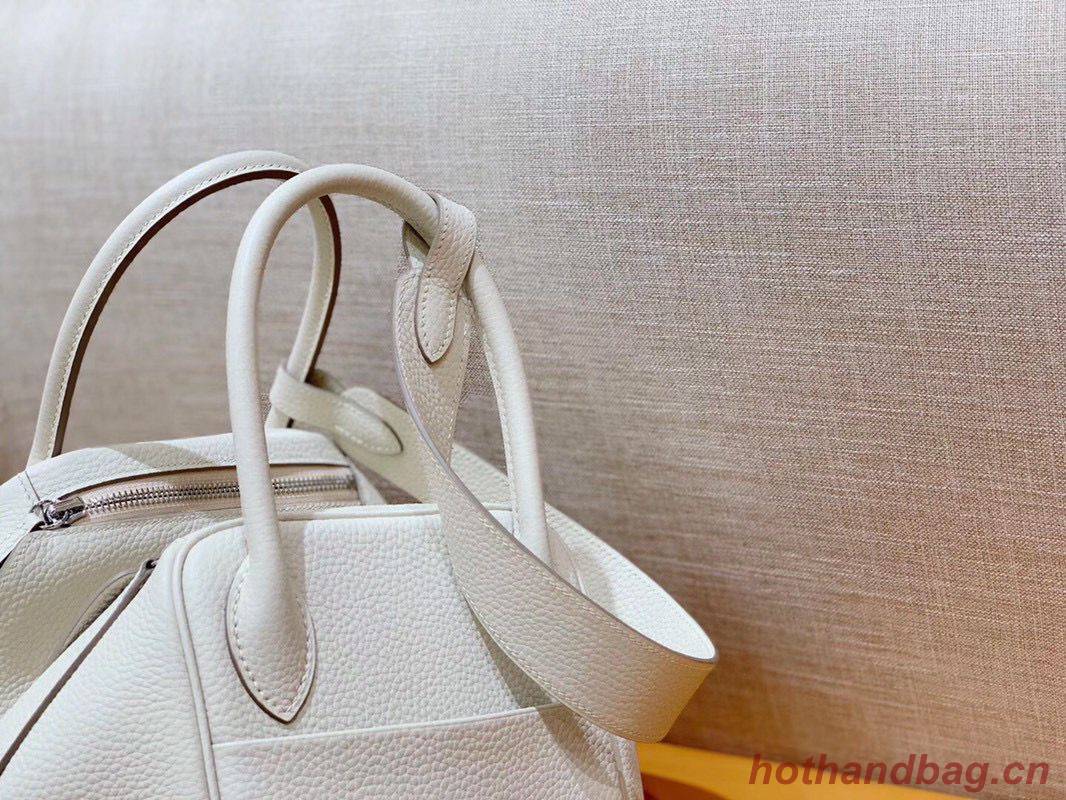Hermes Lindy Original Togo Leather Bag OLD30 light grey Hermes Lindy Original Togo Leather Bag OLD30 light grey