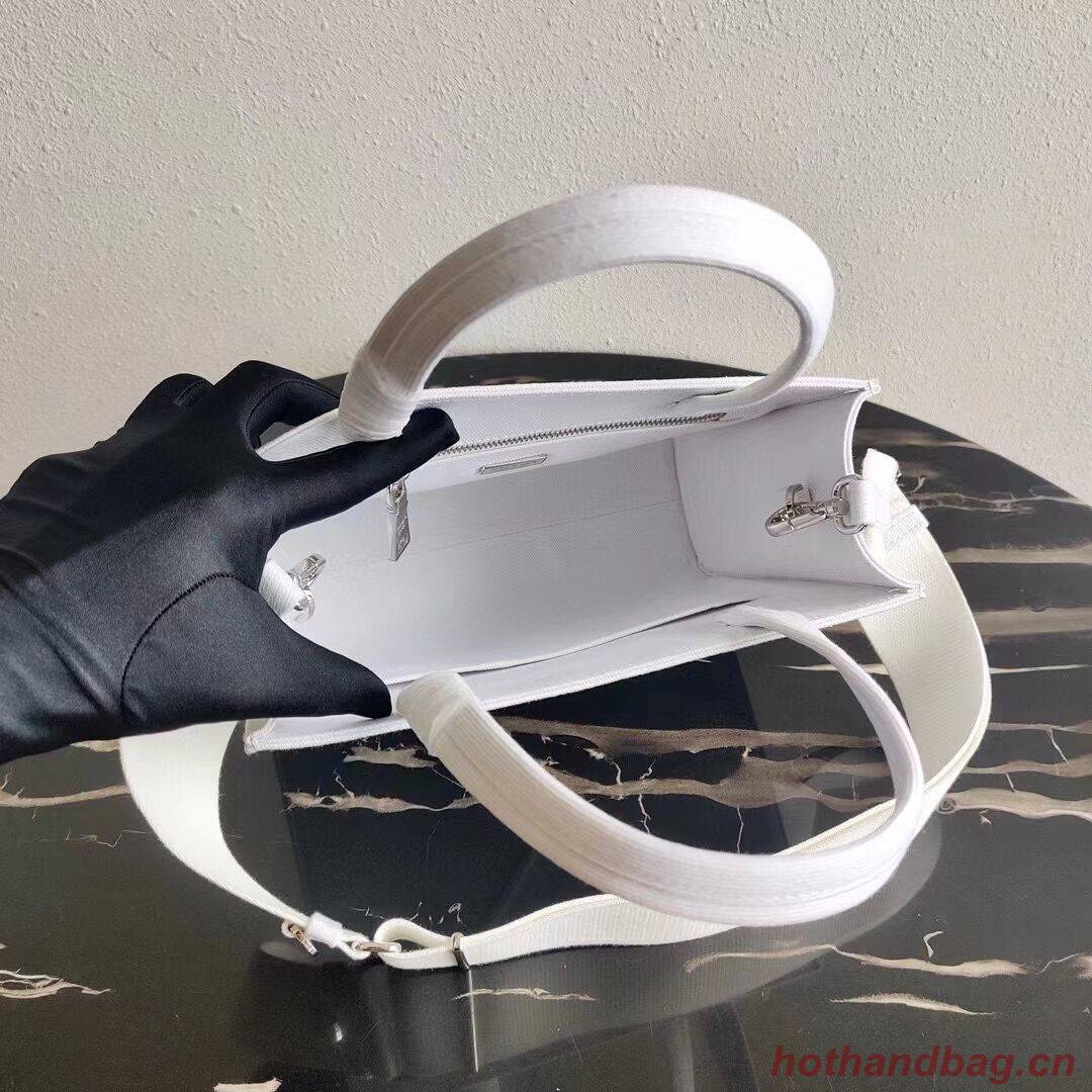 Prada Drill tote bag 1BG382 white Prada Drill tote bag 1BG382 white
