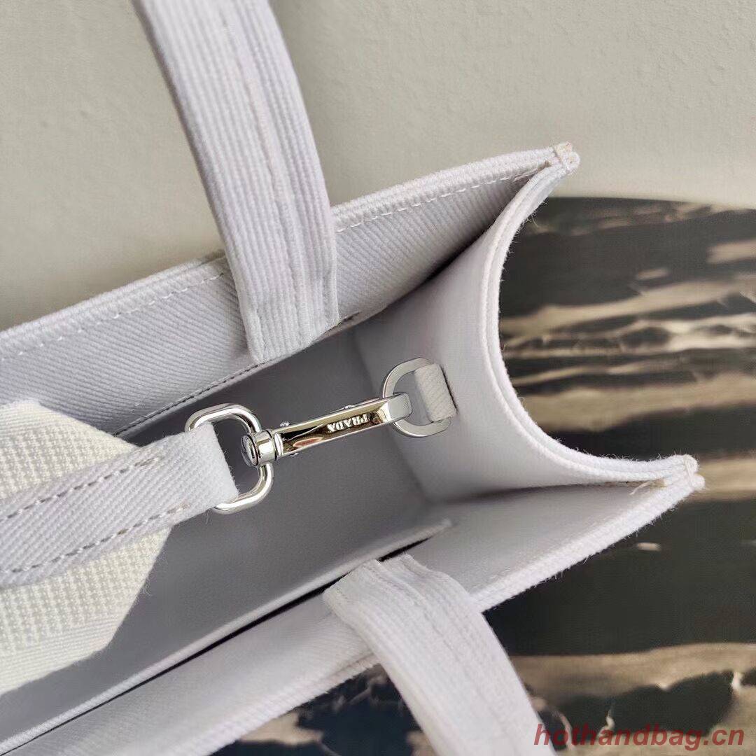 Prada Drill tote bag 1BG382 white Prada Drill tote bag 1BG382 white