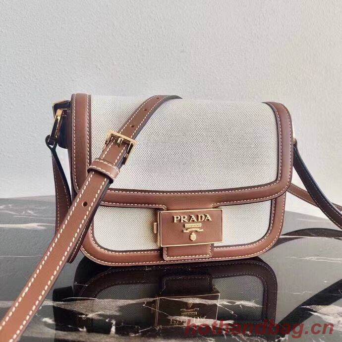 Prada Nappa Leather shoulder bag 1AD257 brown Prada Nappa Leather shoulder bag 1AD257 brown
