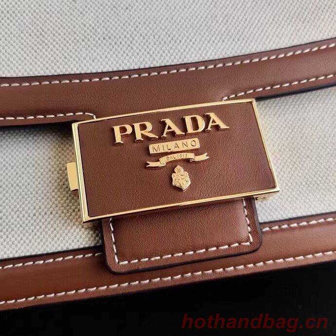Prada Nappa Leather shoulder bag 1AD257 brown Prada Nappa Leather shoulder bag 1AD257 brown