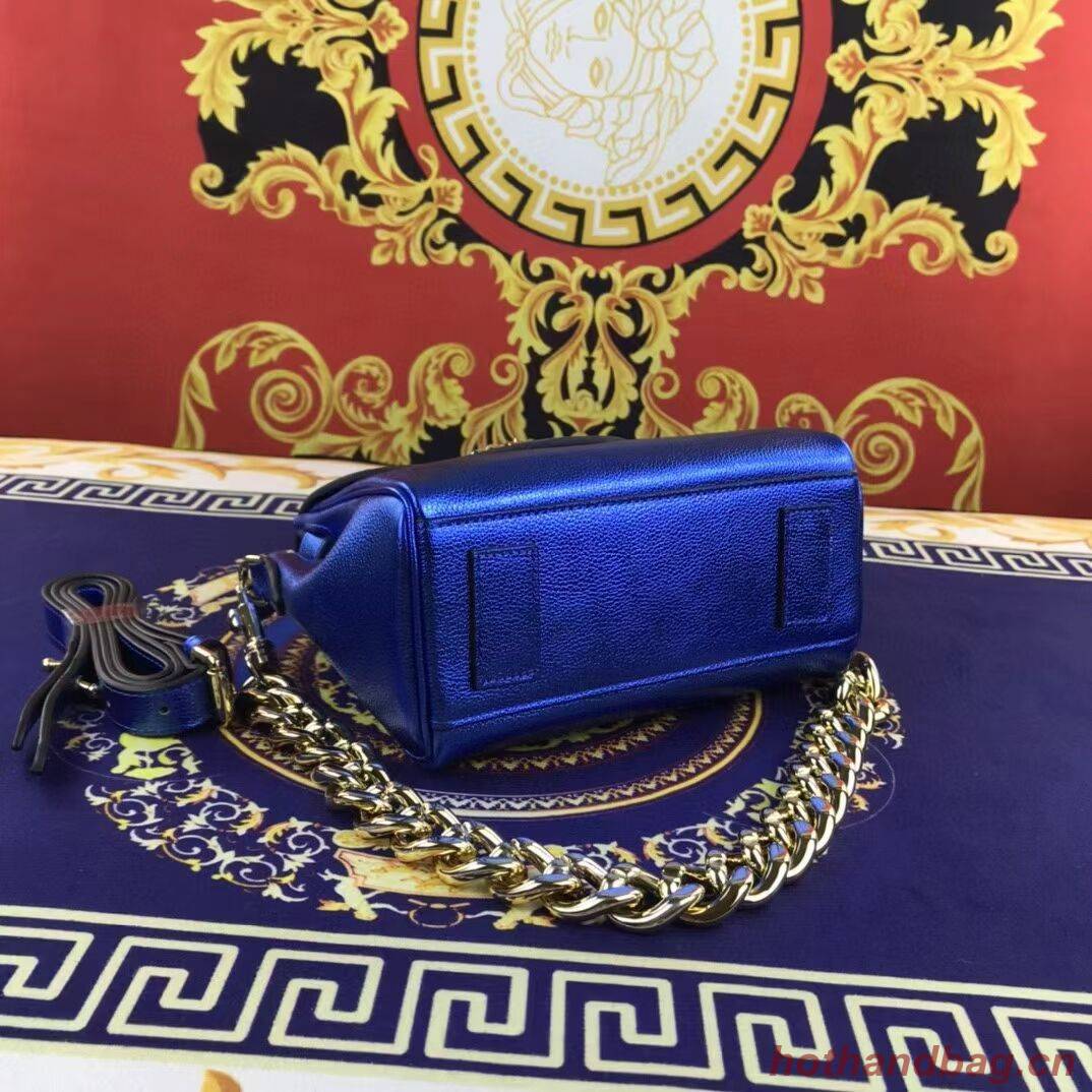 Versace Original Calfskin Leather Bag FS1040 blue Versace Original Calfskin Leather Bag FS1040 blue