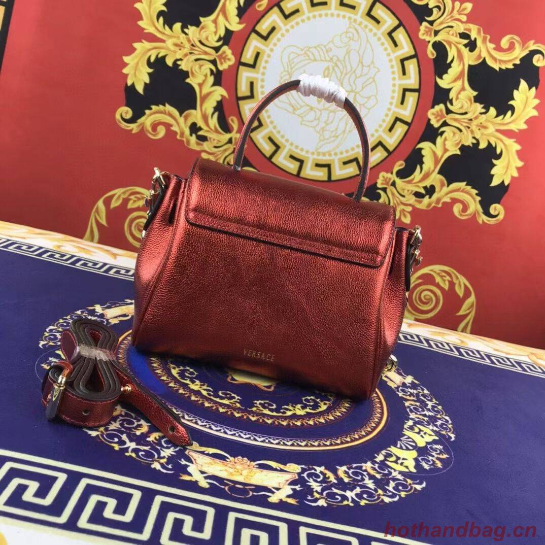 Versace Original Calfskin Leather Bag FS1040 red Versace Original Calfskin Leather Bag FS1040 red