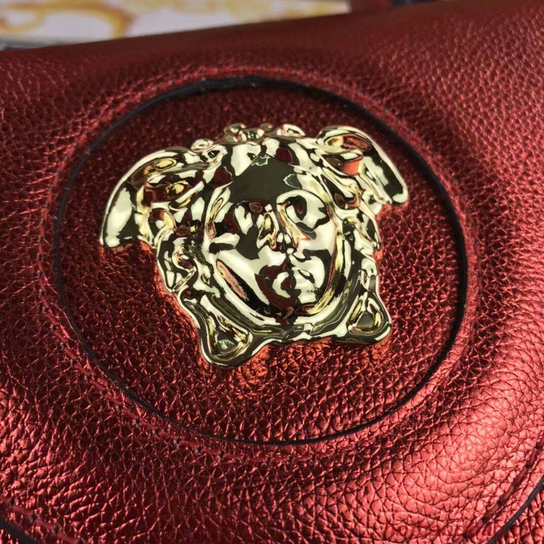 Versace Original Calfskin Leather Bag FS1040 red Versace Original Calfskin Leather Bag FS1040 red