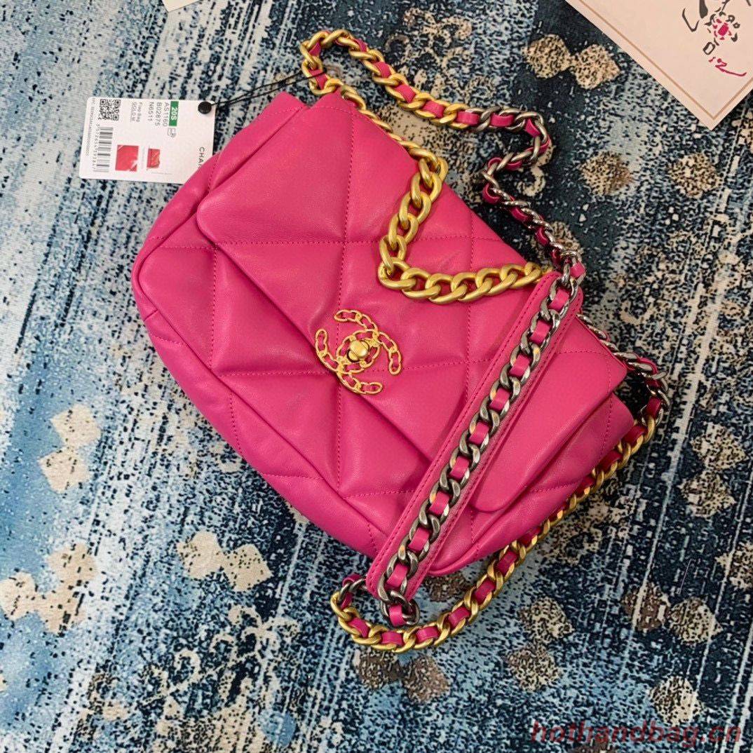 CHANEL 19 Flap Bag AS1160 AS1161 AS1162 Rose CHANEL 19 Flap Bag AS1160 AS1161 AS1162 Rose