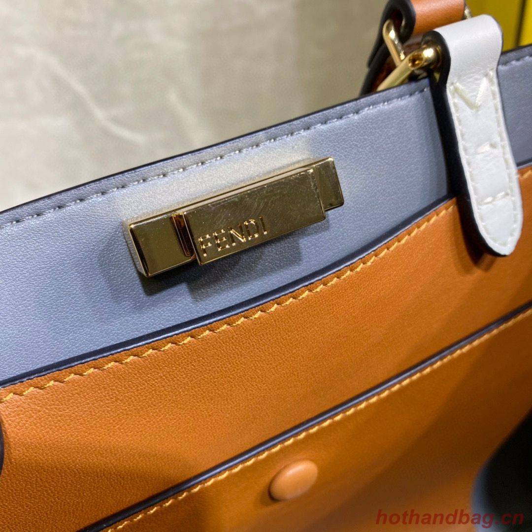 FENDI PEEKABOO ISEEU Original Leather Small bag 0196 White FENDI PEEKABOO ISEEU Original Leather Small bag 0196 White