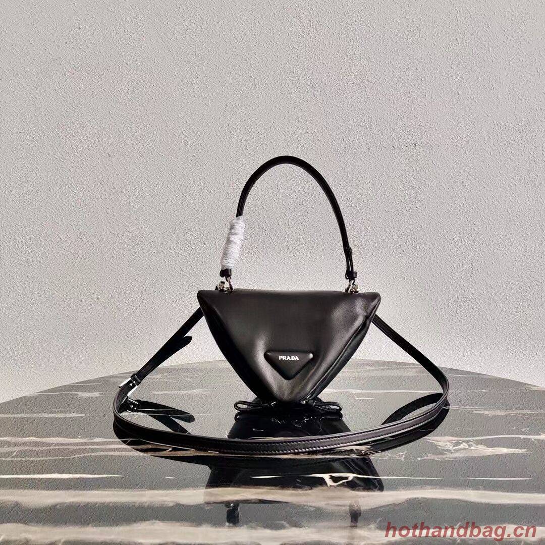 Prada Padded nappa leather handbag 3BA315 black Prada Padded nappa leather handbag 3BA315 black