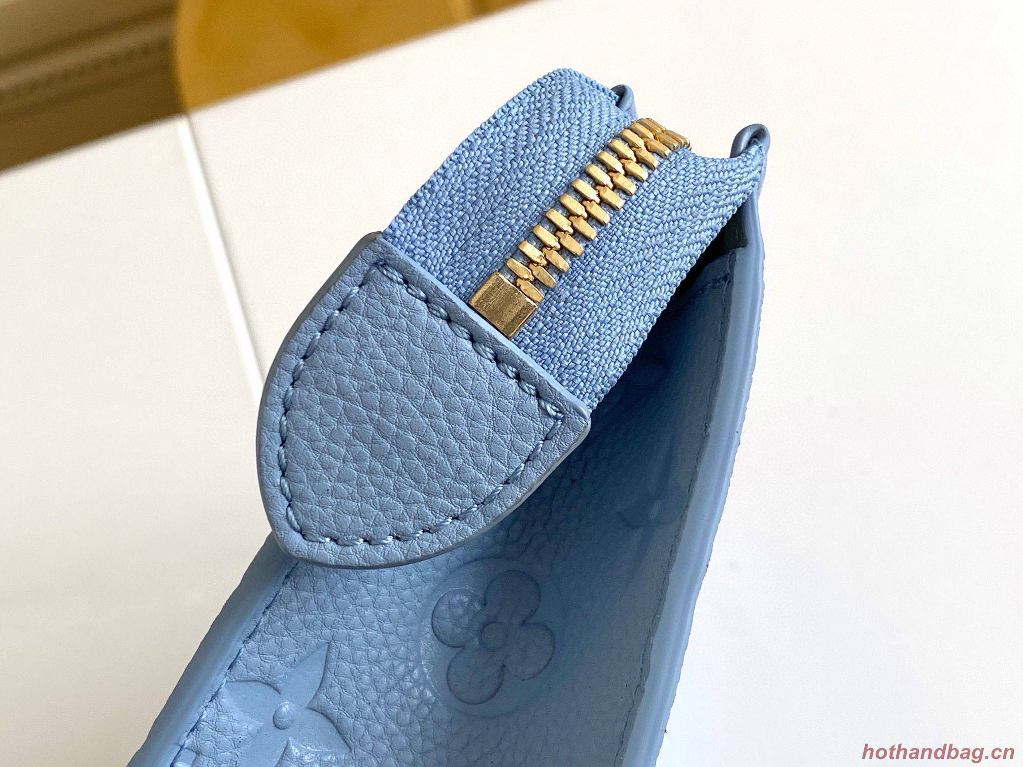 Louis Vuitton Monogram Eclipse POCHETTE Voyage M45665 Blue Louis Vuitton Monogram Eclipse POCHETTE Voyage M45665 Blue