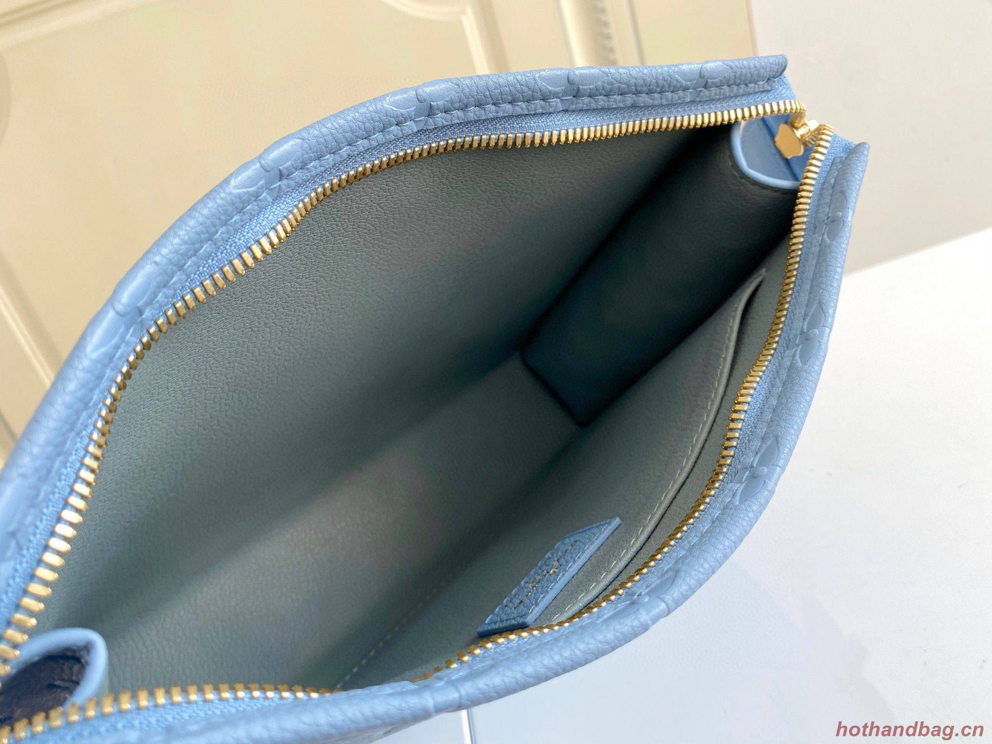 Louis Vuitton Monogram Eclipse POCHETTE Voyage M45665 Blue Louis Vuitton Monogram Eclipse POCHETTE Voyage M45665 Blue