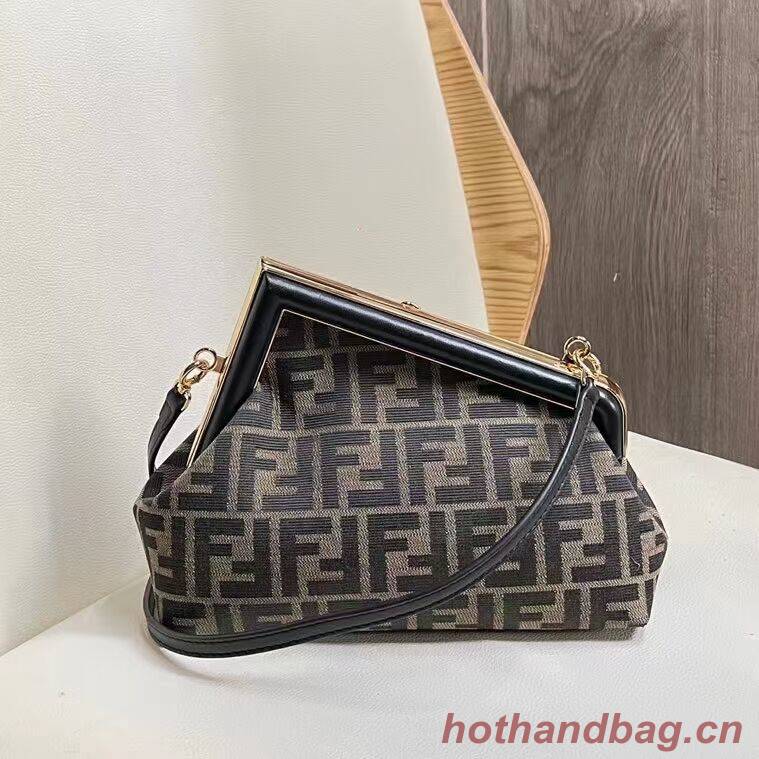 FENDI FIRST fabric bag 5FB2322 black FENDI FIRST fabric bag 5FB2322 black
