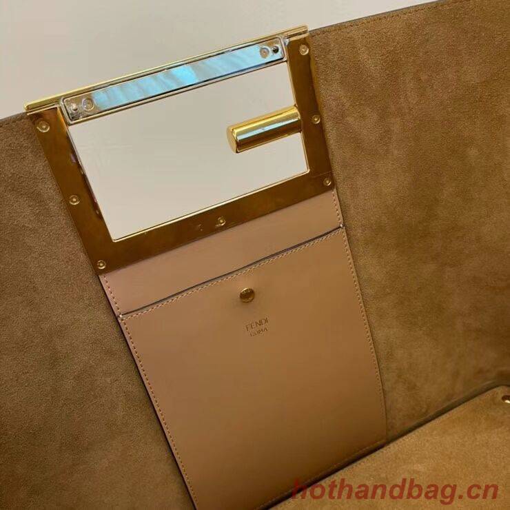 FENDI WAY MEDIUM Beige leather bag 8BH391AAI FENDI WAY MEDIUM Beige leather bag 8BH391AAI