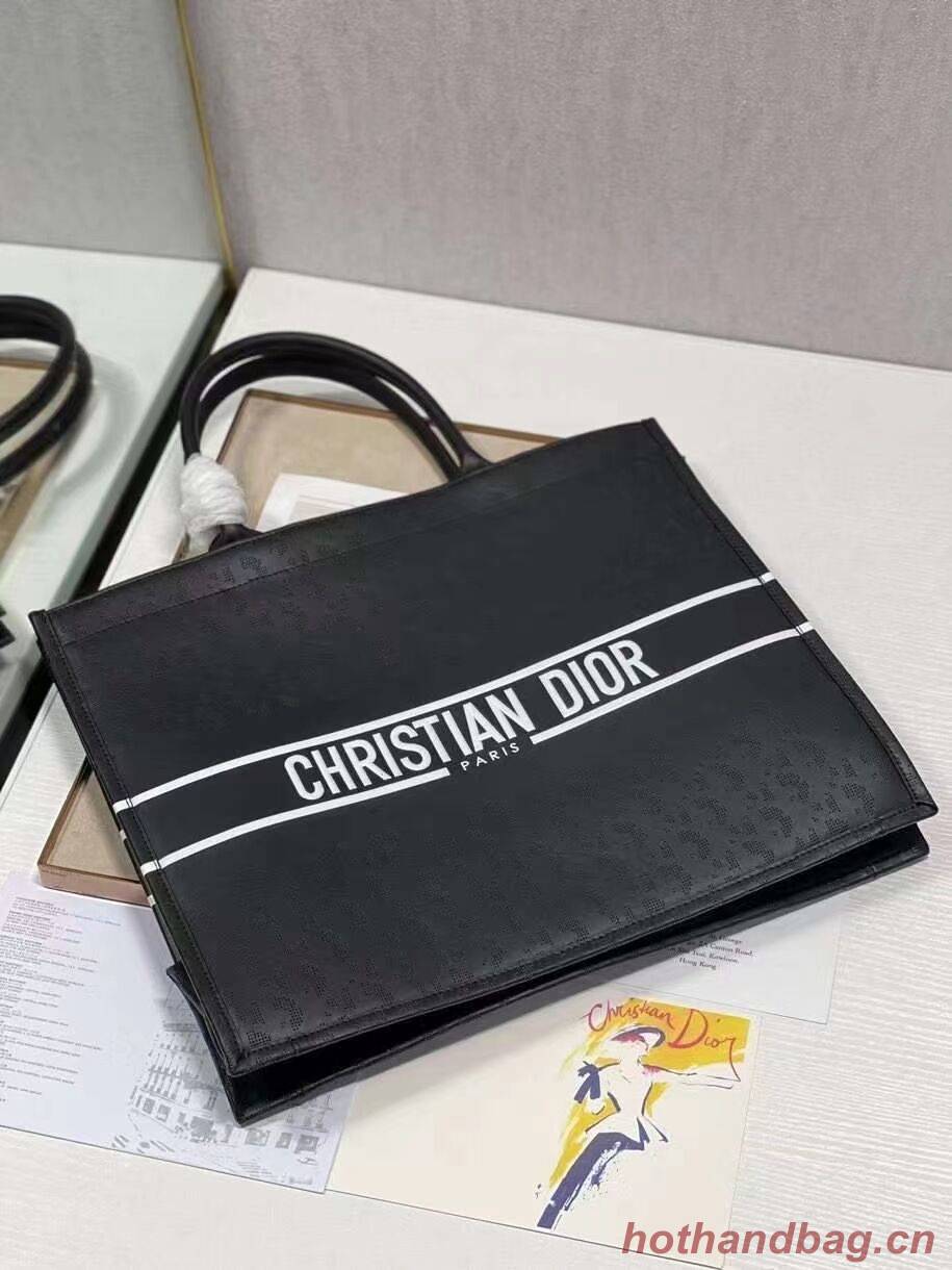 DIOR BOOK TOTE leather Constellation Embroidery M1297ZR black DIOR BOOK TOTE leather Constellation Embroidery M1297ZR black