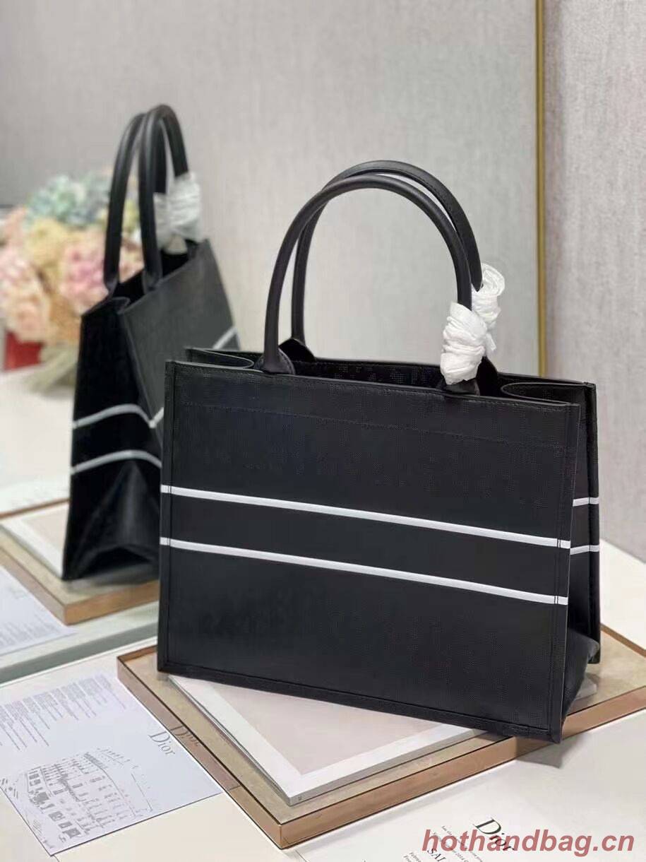 DIOR BOOK TOTE leather Constellation Embroidery M1296ZR black DIOR BOOK TOTE leather Constellation Embroidery M1296ZR black