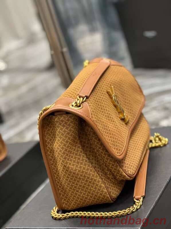 Yves Saint Laurent NIKI MEDIUM IN CRINKLED VINTAGE SUEDE 2782 BROWN Yves Saint Laurent NIKI MEDIUM IN CRINKLED VINTAGE SUEDE 2782 BROWN