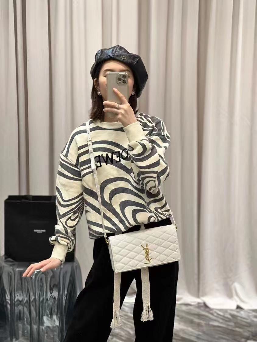 Yves Saint Laurent KATE SUPPLE 99 IN QUILTED LAMBSKIN 6766281 white Yves Saint Laurent KATE SUPPLE 99 IN QUILTED LAMBSKIN 6766281 white