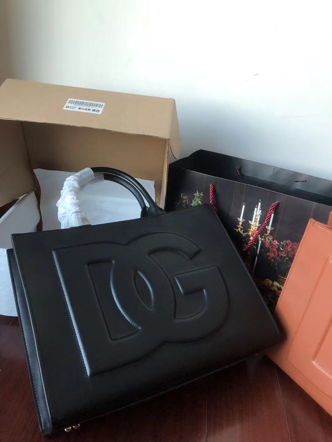 Dolce & Gabbana Origianl Leather Shoulder Bag 3041 black Dolce & Gabbana Origianl Leather Shoulder Bag 3041 black