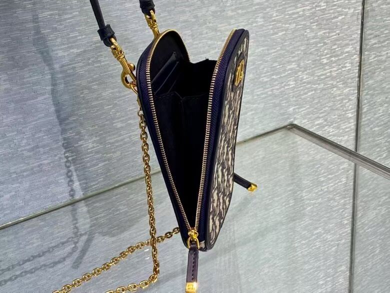 DIOR MINI BOBBY BAG Embroidery C0955A dark blue DIOR MINI BOBBY BAG Embroidery C0955A dark blue